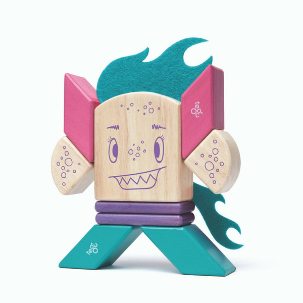 Tegu - Sticky Monsters FinkleBear 10 Pieces | KidzInc Australia | Online Educational Toy Store
