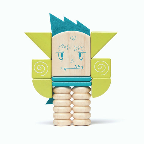 Tegu - Sticky Monsters  Zip Zap 12 Pieces | KidzInc Australia | Online Educational Toy Store