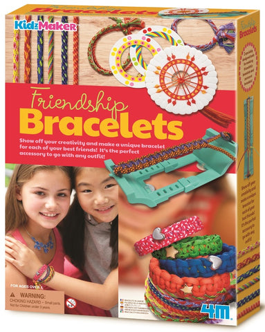 4M KidzMaker Frienship Bracelets | Craft Kits for Girls | KidzInc Australia