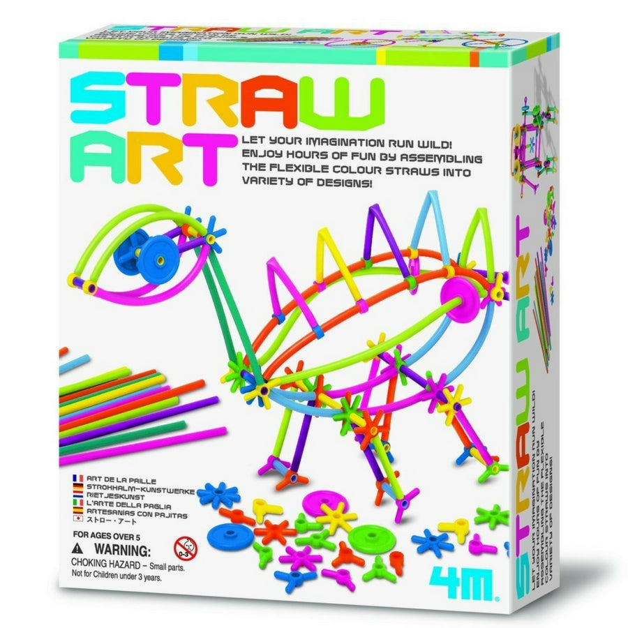 4M Straw Art Kit KidzInc Australia Online Educational Toy Shop