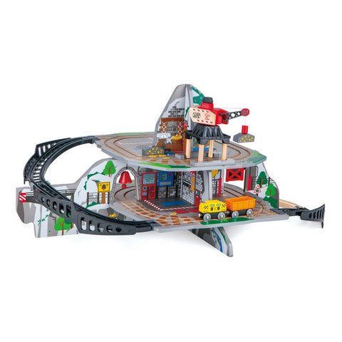 Hape - Massive Mountain Mine Train Set | KidzInc Australia | Online Educational Toy Store