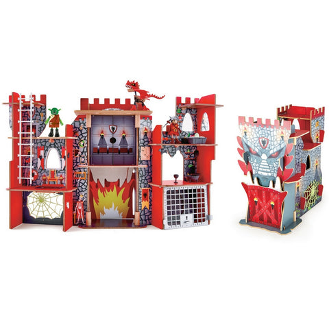 Hape - Wooden Viking Castle | KidzInc Australia | Online Educational Toy Store