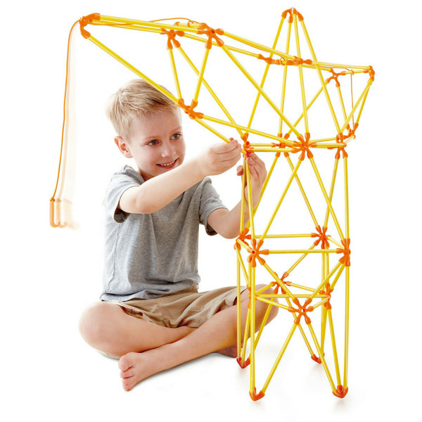 Hape Flexistix Truss Crane, STEM Building Set | KidzInc Australia | Online Educational Toys 2