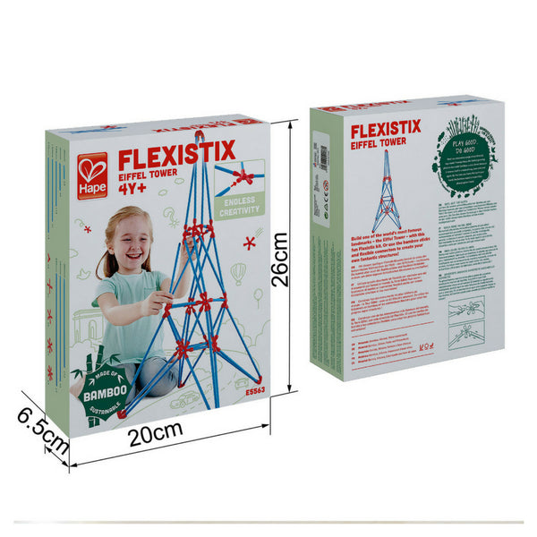 Hape Flexistix Eiffel Tower, STEM Building Set (62 Pieces) | KidzInc Australia | Online Educational Toys 3
