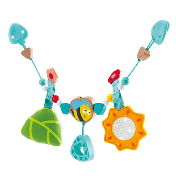 Hape Bumblebee Pram Chain | Baby Toys | KidzInc Australia Online Toys