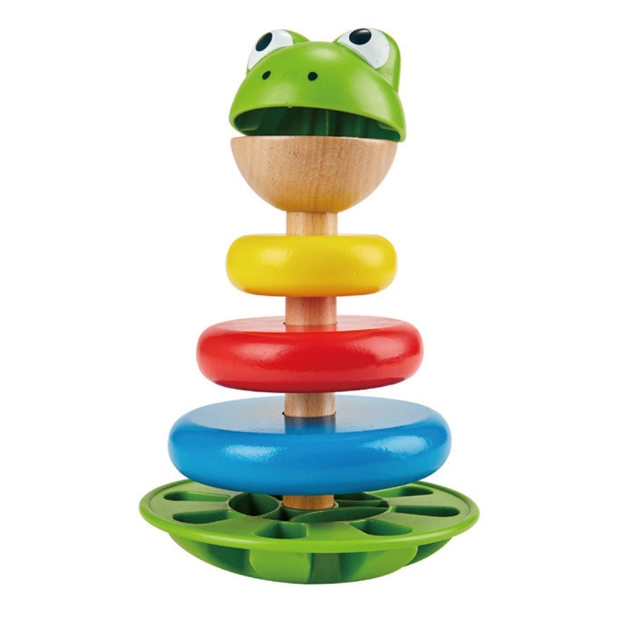 Hape Mr Frog Stacking Rings |Toddler Toy|KidzInc Australia Online Toys