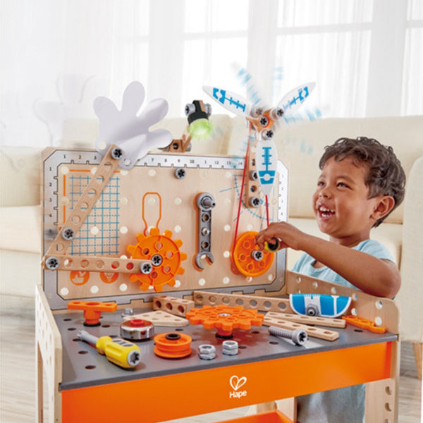 Hape Junior Inventor Deluxe Scientific Workbench | KidzInc Australia | Online Educational Toys