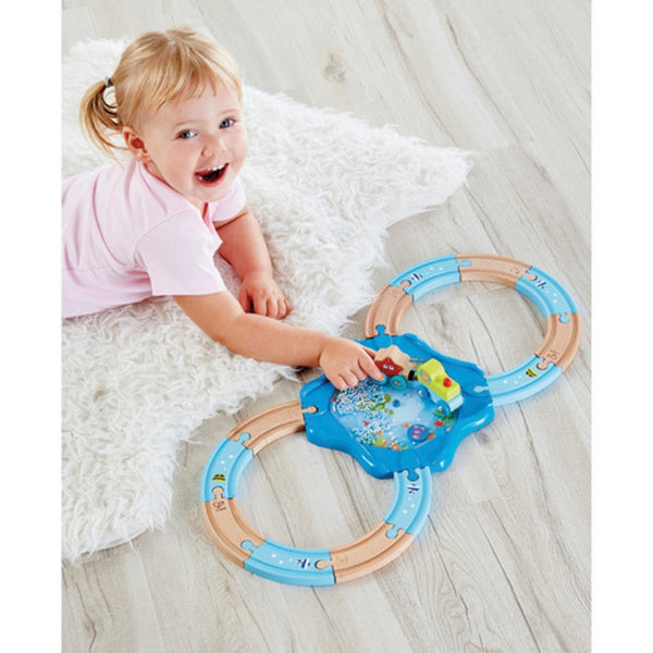 Hape Undersea Figure 8 Railway Train Set for Toddlers | KidzInc Australia