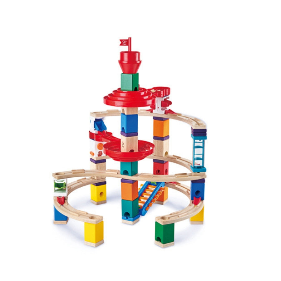 Hape Quadrilla Super Spiral Marble Run KidzInc Australia Online Toys