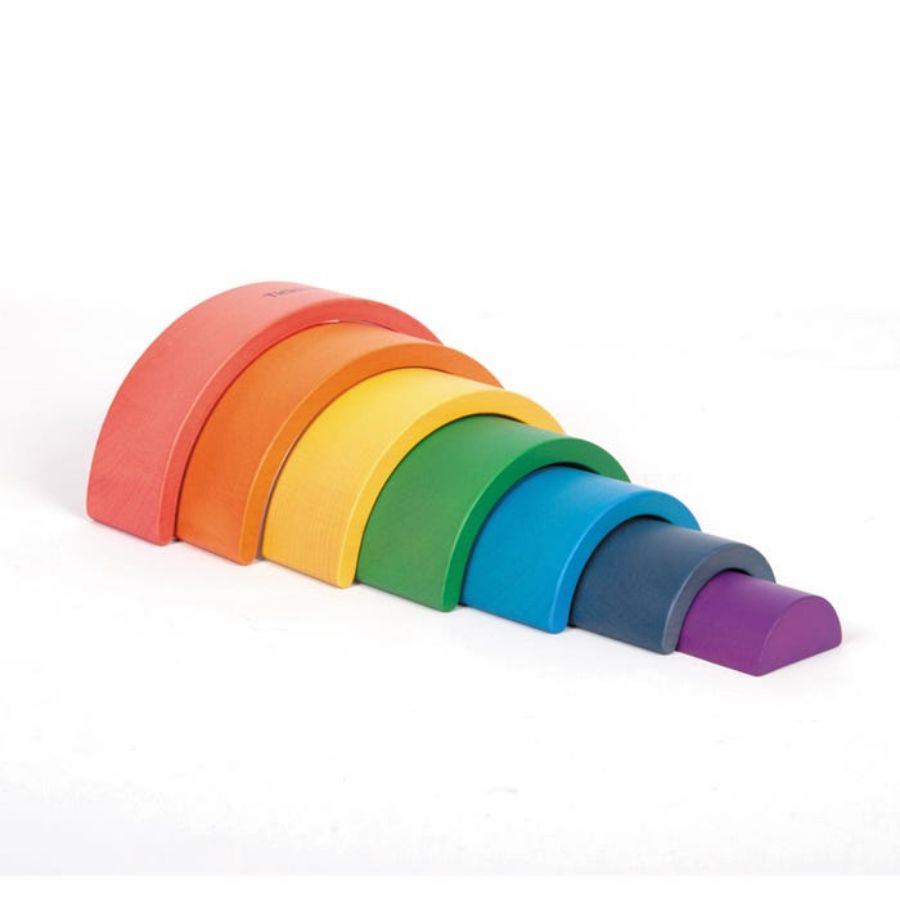 TickiT Rainbow Architect Arches Wooden Blocks | KidzInc Australia