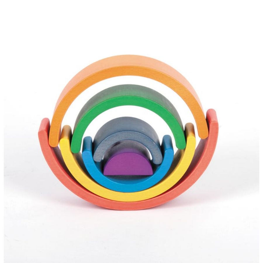 TickiT Rainbow Architect Arches Wooden Blocks | KidzInc Australia