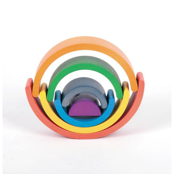 TickiT Rainbow Architect Arches Wooden Blocks | KidzInc Australia | Online Educational Toys 3
