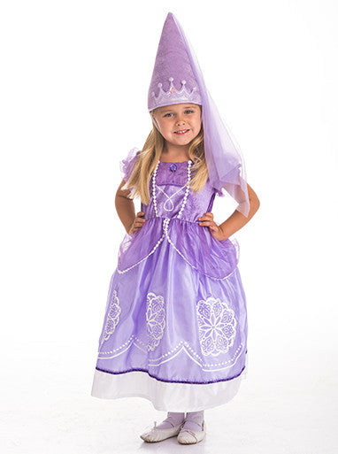 Little Adventures - Princess Cone Hat Lilac | KidzInc Australia | Online Educational Toy Store