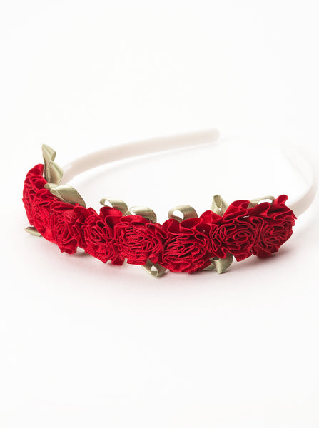 Little Adventures - Flower Headband Red | KidzInc Australia | Online Educational Toy Store