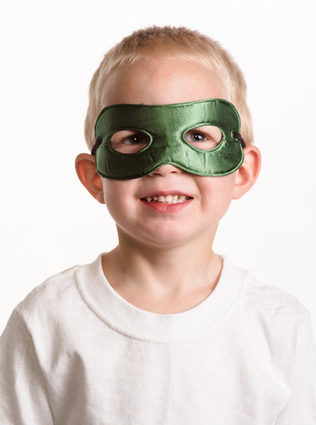 Little Adventures - Navy and Green Kids Hero Mask | KidzInc Australia | Online Educational Toy Store