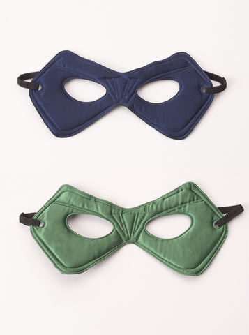 Little Adventures - Navy and Green Power Kids Mask | KidzInc Australia | Online Educational Toy Store