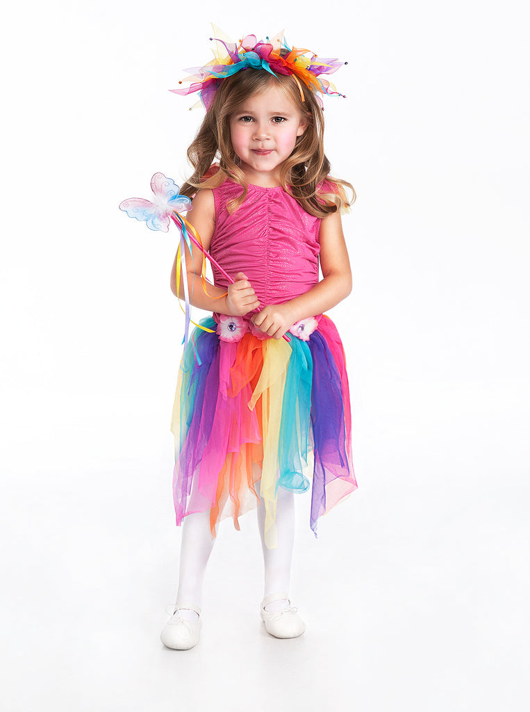 Little Adventures Rainbow Fairy Halo & Wand | KidzInc Little Adventures Rainbow Fairy Halo & Wand | KidzInc