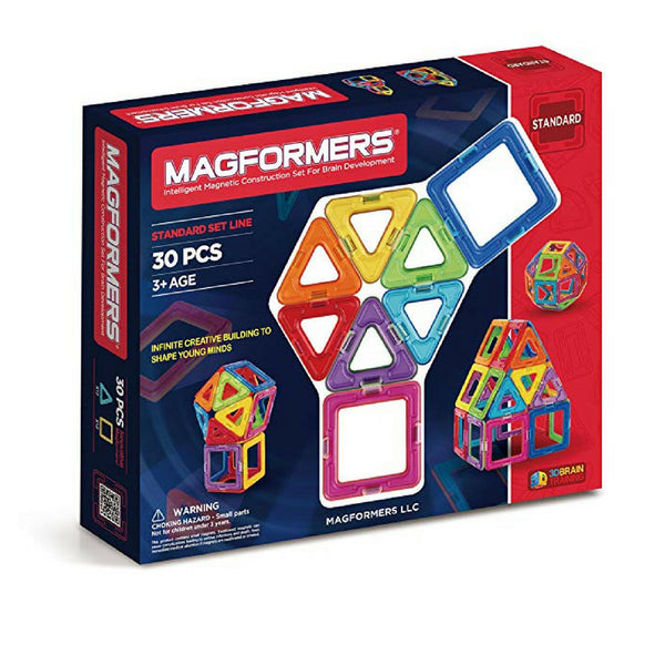 Magformers Basic Set 30 pieces | Magnetic building block | KidzInc Australia