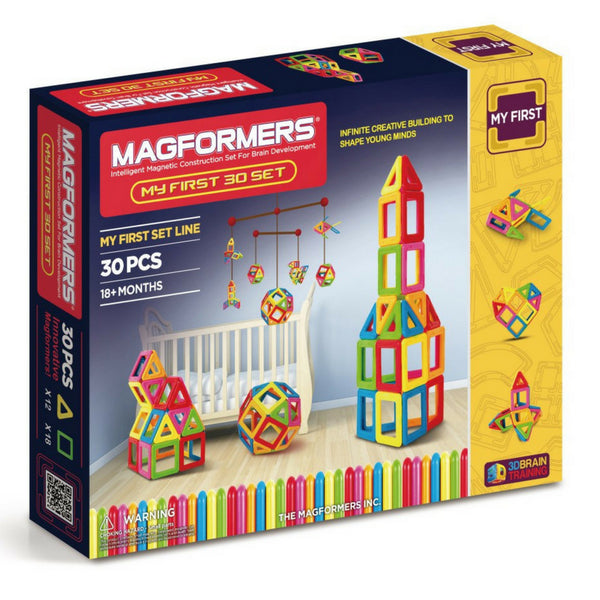 Magformers My First Set 30 Pieces | Magnetic Tiles | KidzInc Australia