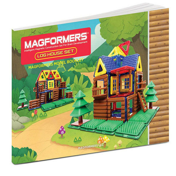 Magformers Log House Set 87 Pieces |Magnetic Construction Toy| KidzInc 6