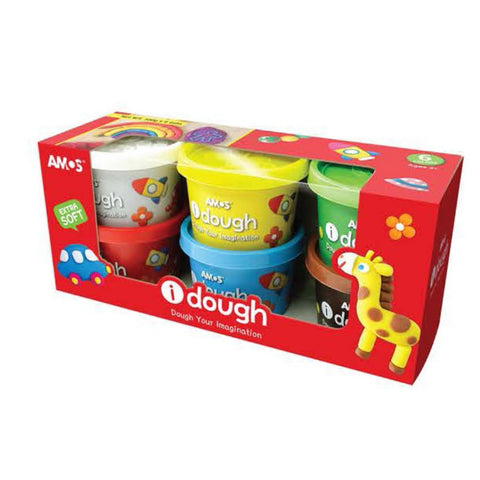 AMOS i Clay 6 colours | Modelling Clay | KidzInc Australia Online Toys