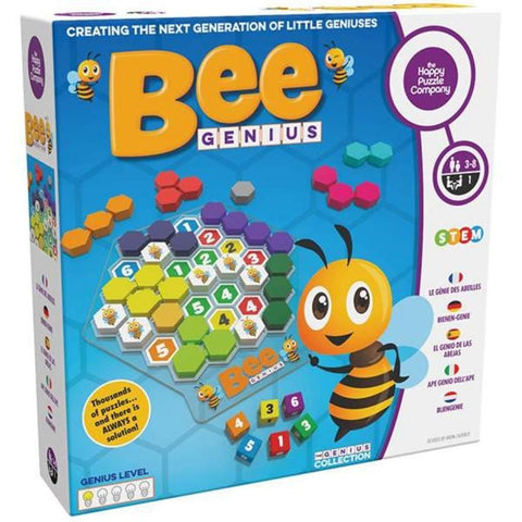 The Happy Puzzle Company Bee Genius Game | Puzzle STEM Game | KidzInc Australia