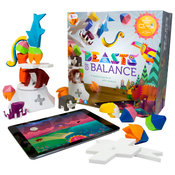 Sensible Objects Beasts of Balance Hybrid Digital Tabletop Game | KidzInc Australia | Online Educational Toys