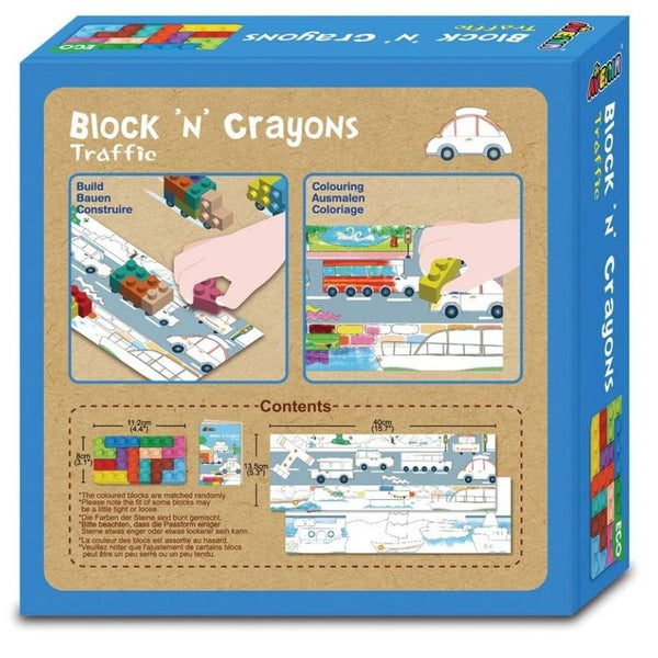 Avenir Blocks N Crayons Traffic Art Set | KidzInc Australia 3