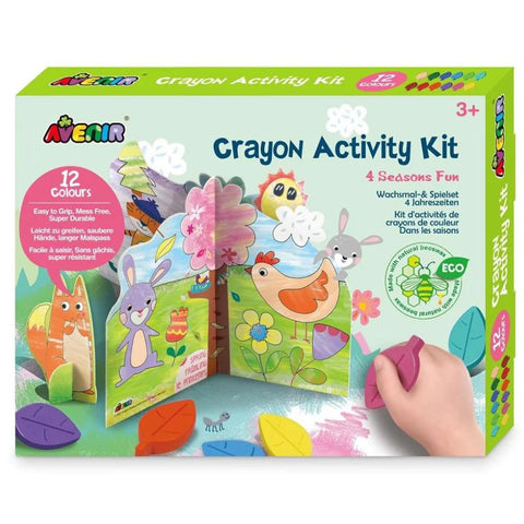 Avenir Crayon Activity Kit Four Seasons Fun | KidzInc Australia