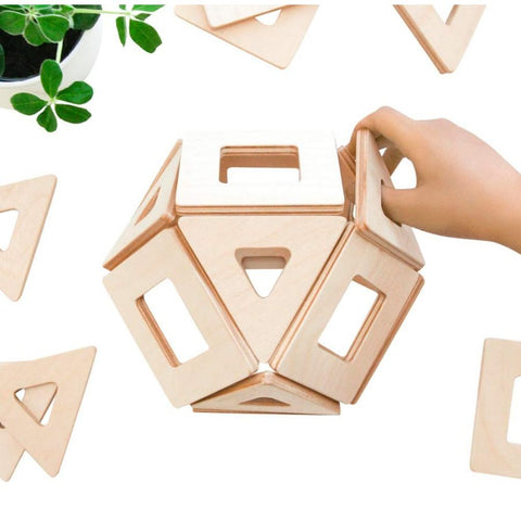 Big Future Toys - Earthtiles Wooden Magnetic Tiles