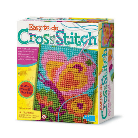4M - Easy-To-Do Cross Stitch Kit | KidzInc Australia | Online Educational Toy Store
