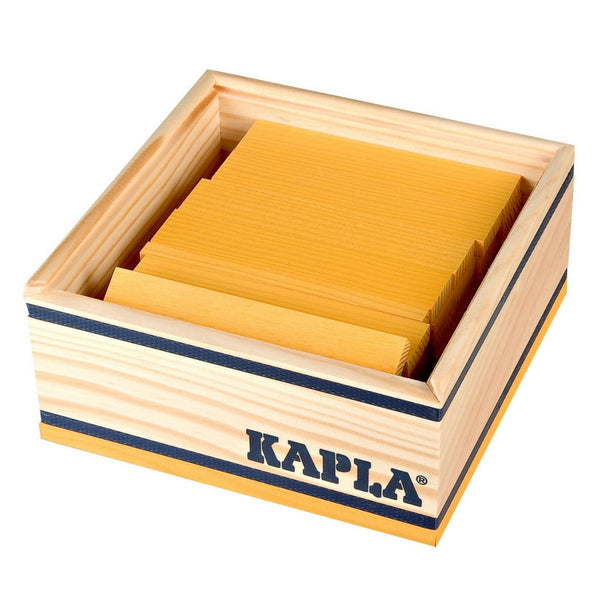 Kapla - Colour Square 40 Piece Wooden Block Set (Assorted Colours) | KidzInc Australia | Online Educational Toy Store