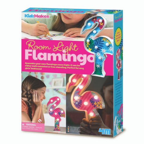 4M KidzMaker Room Lights Flamingo Craft Set | KidzInc Australia | Online Educational Toys