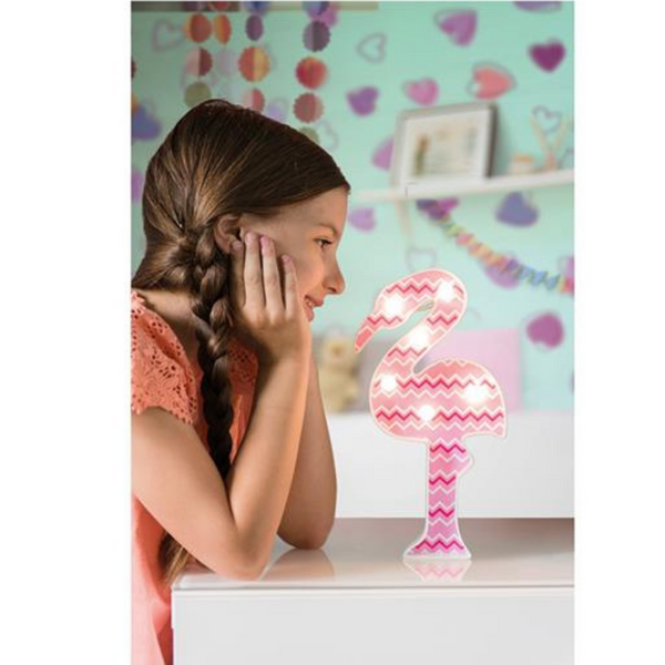 4M KidzMaker Room Lights Flamingo Craft Set | KidzInc Australia | Online Educational Toys 2