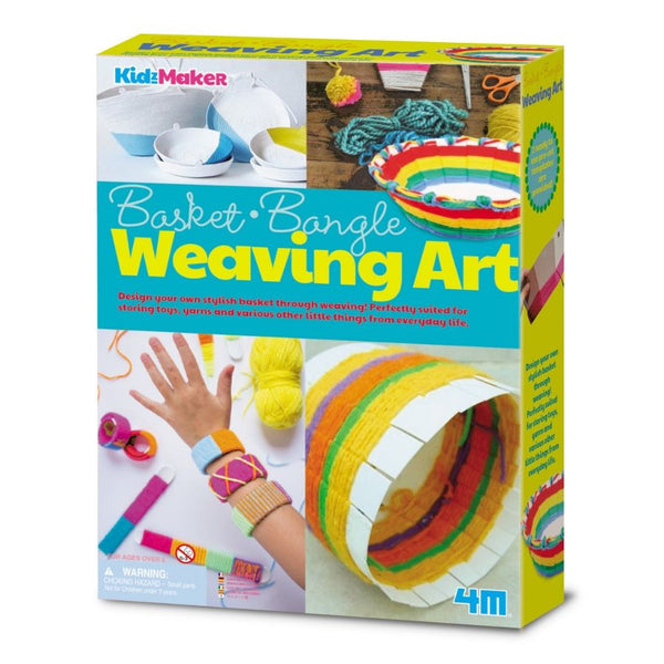 4M KidzMaker Basket Weaving Art Craft Set | KidzInc Australia | Online Educational Toys