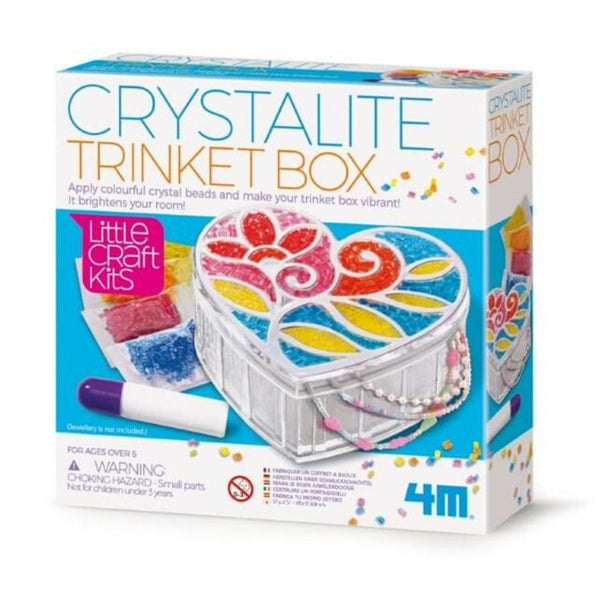 4M Little Craft Kit Crystalite Trinket Box | KidzInc Australia | Online Educational Toys