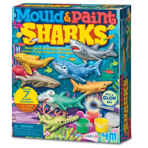 4M Mould and Paint Sharks | Arts & Craft for Kids | KidzInc Australia 