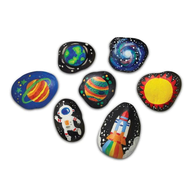 4M KidzMaker Glow In the Dark Space Rock Painting | KidzInc Australia 3