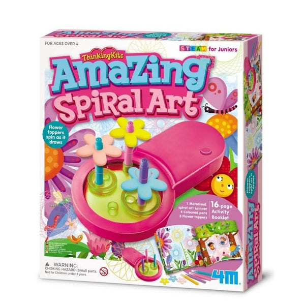 4M ThinKing Kits Amazing Spiral Art | Craft Kits for Kids | KidzInc Australia