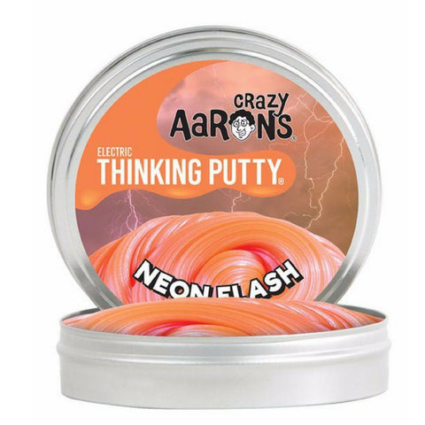 Crazy Aaron's Thinking Putty Electric Neon Flash | KidzInc Australia | Online Educational Toy Shop