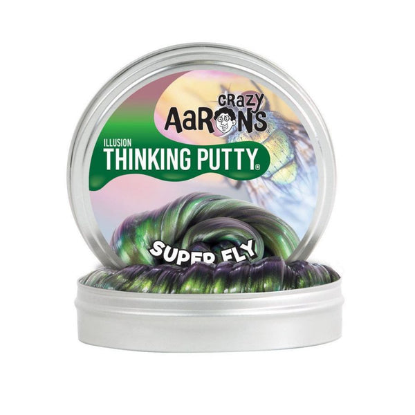 Crazy Aaron's Thinking Putty Illusions Super Fly Mini Tin | KidzInc Australia | Online Educational Toys