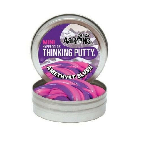 Crazy Aaron's Thinking Putty Heat Sensitive Hypercolour Amethyst Blush | Kidzinc Australia | Online Educational Toys