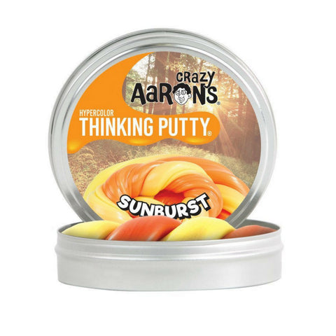 Crazy Aaron's Thinking Putty Heat Sensitive Hypercolour Sunburst Mini | KidzInc Australia 