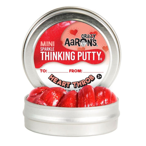 Crazy Aarons Thinking Putty Heart Throb Sparkle Mini Tin | KidzInc