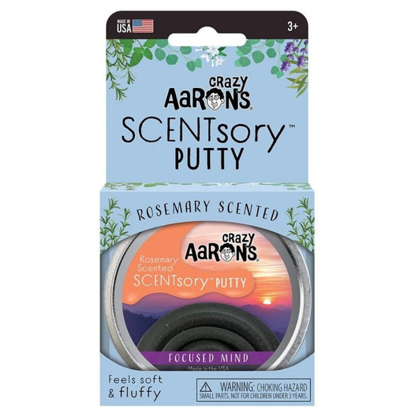 Crazy Aaron's Thinking Putty SCENTsory Mindfulness Focused Mind Rosemary Scent