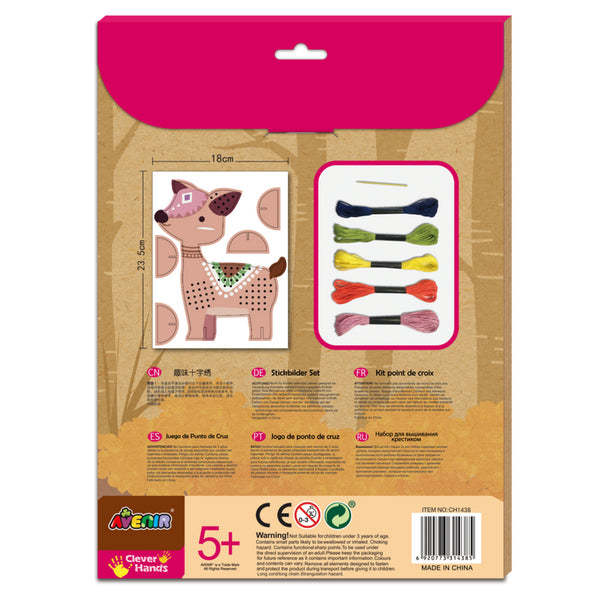 Avenir Cross Stitch Deer Design | KidzInc Australia | Educational Toys 2