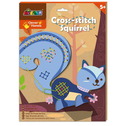 Avenir Cross Stitch Squirrel Design| KidzInc Australia | Online Educational Toys