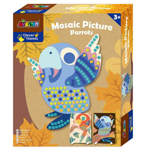 Avenir Mosaic Picture: Parrots | KidzInc Australia |Educational Toys 2