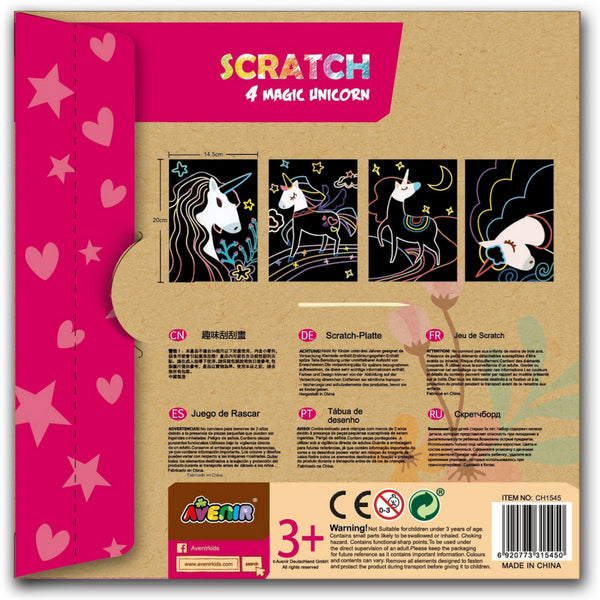 Avenir Scratch Magic Unicorn | KidzInc Australia | Educational Toys 2