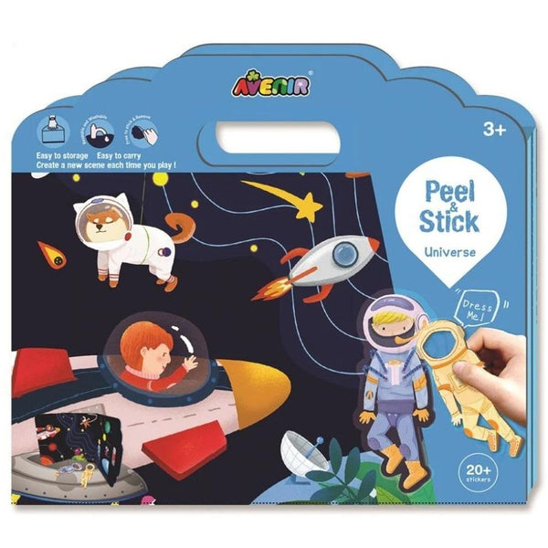 Avenir Peel and Stick Space Galaxy Play Set | Art and Craft Kits  | KidzInc Australia